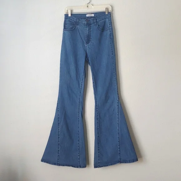 O2 Denim | High Rise Big Flare Jeans - Picture 4 of 11